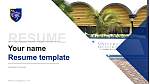 University of Curacao Resume PPT Template
