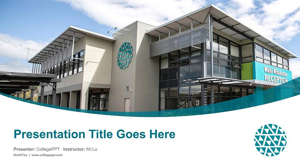 NorthTec Course/Courseware Creation PPT Template16:9 ratio PPT effect preview image