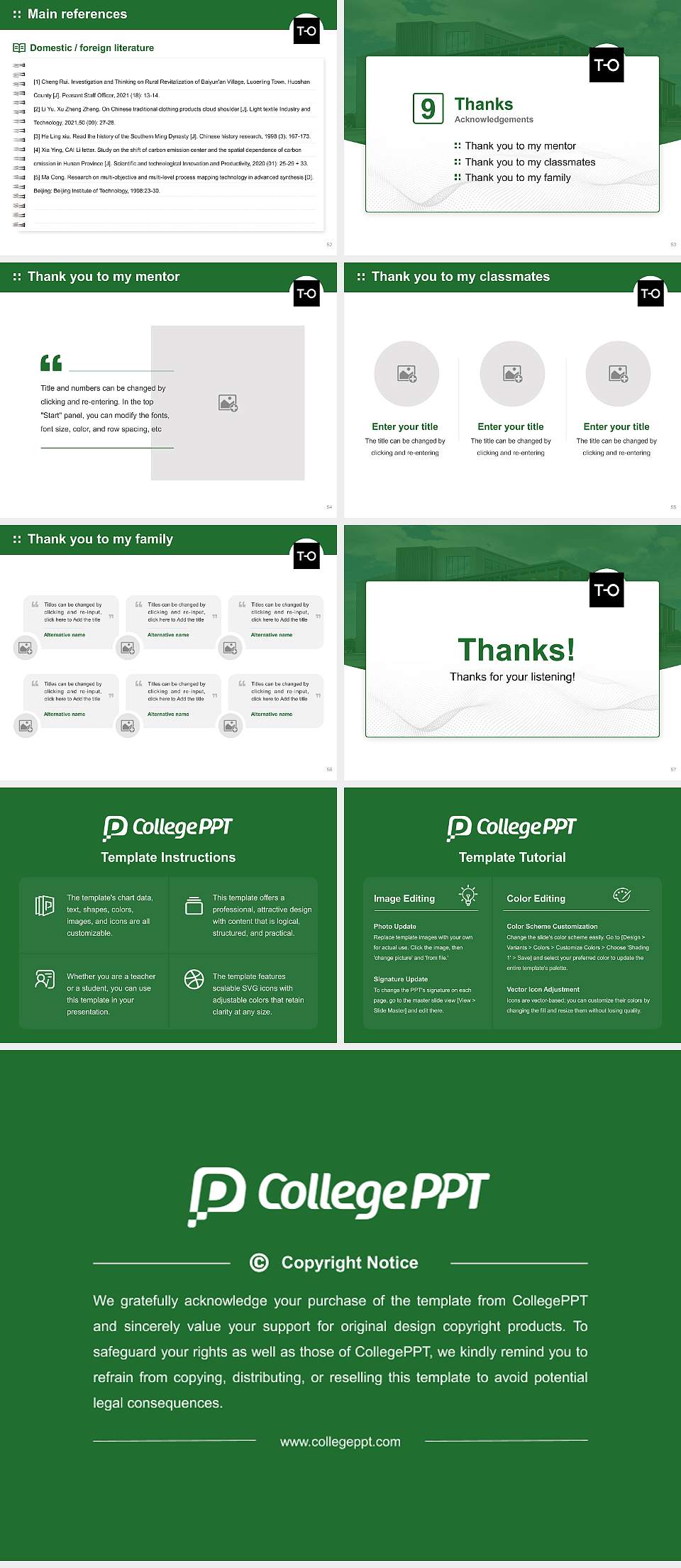 Toi Ohomai Institute of Technology Graduation Thesis Defense PPT Template4:3 ratio PPT effect preview image7