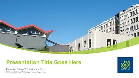 Wellington Institute of Technology Course/Courseware Creation PPT Template