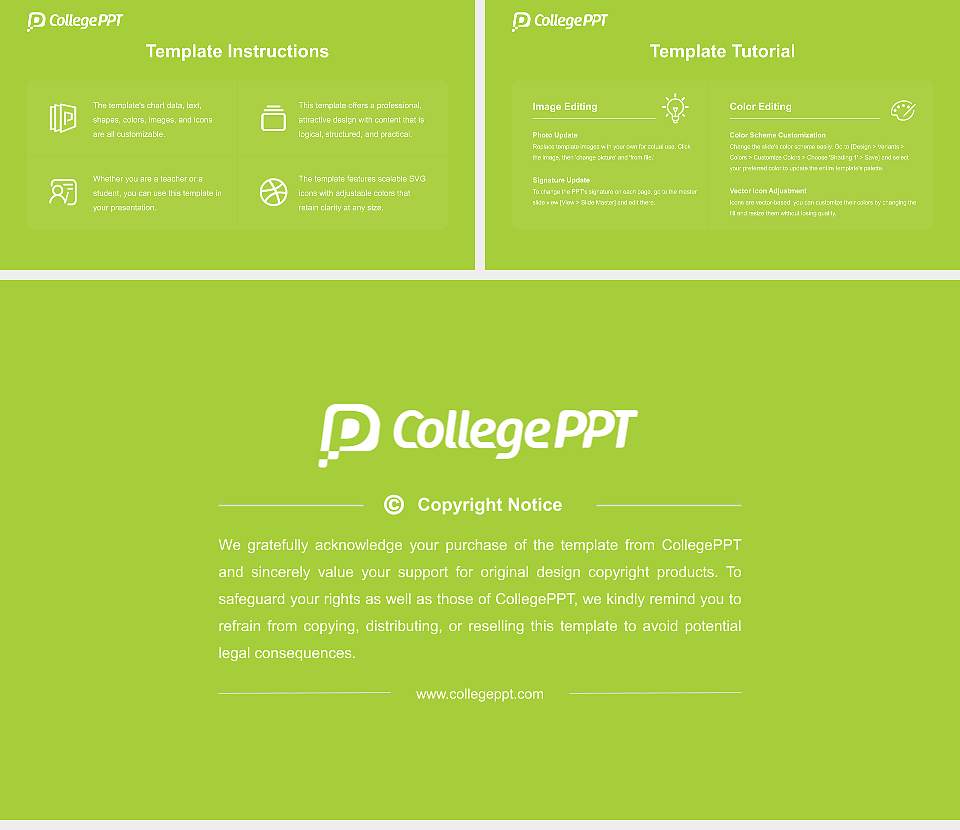 Wellington Institute of Technology Course/Courseware Creation PPT Template16:9 ratio PPT effect preview image5