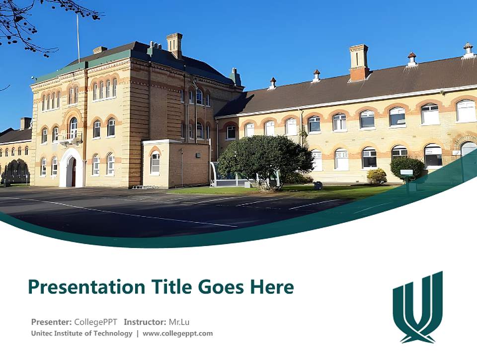 Unitec Institute of Technology Course/Courseware Creation PPT Template4:3 ratio PPT effect preview image5