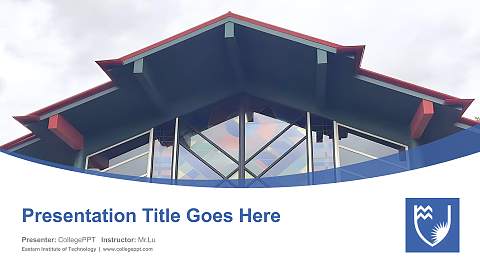 Eastern Institute of Technology Course/Courseware Creation PPT Template