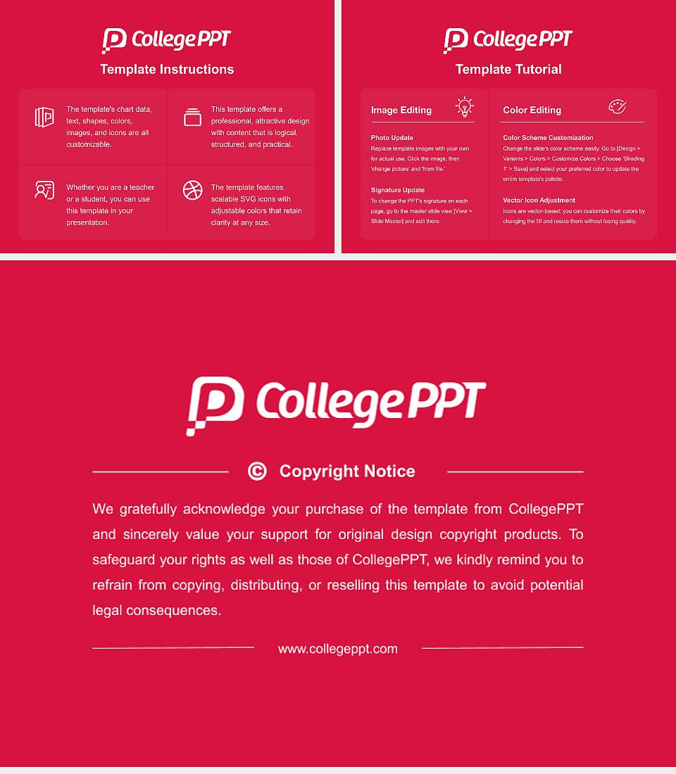 Nanyang Technological University Course/Courseware Creation PPT Template4:3 ratio PPT effect preview image5