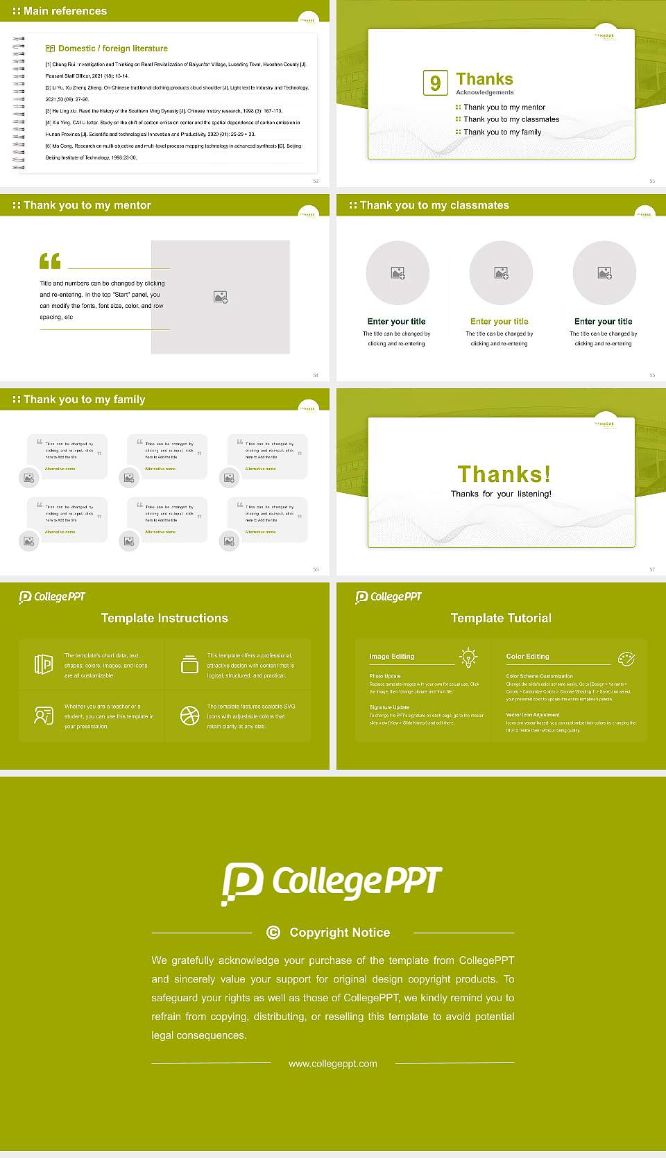 The Hague University of Applied Sciences Graduation Thesis Defense PPT Template16:9 ratio PPT effect preview image7