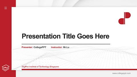 DigiPen Institute of Technology Singapore Thesis Proposal/Graduation Defense PPT Template