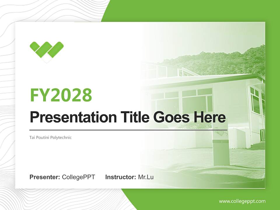 Tai Poutini Polytechnic Academic Presentation/Research Findings Report PPT Template4:3 ratio PPT effect preview image5