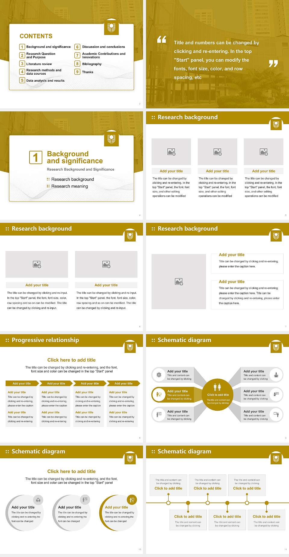 Curtin Singapore Graduation Thesis Defense PPT Template4:3 ratio PPT effect preview image2