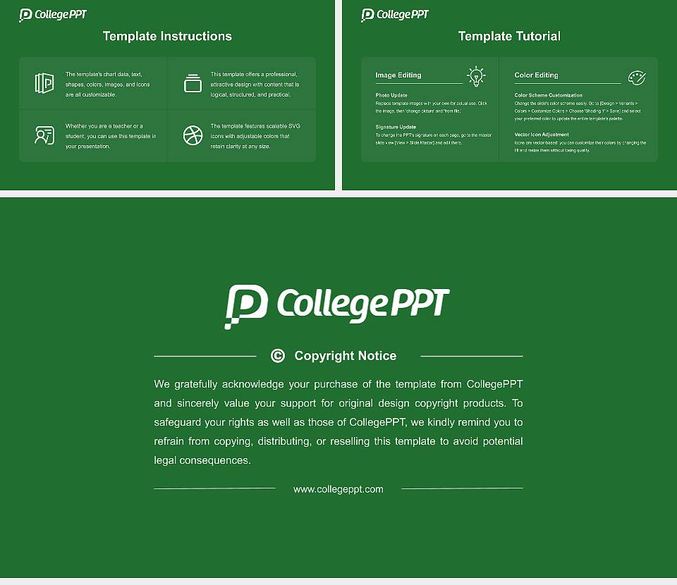 Toi Ohomai Institute of Technology Course/Courseware Creation PPT Template16:9 ratio PPT effect preview image5