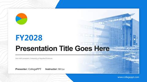 Van Hall Larenstein, University of Applied Sciences Academic Presentation/Research Findings Report PPT Template