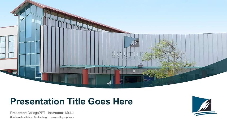 Southern Institute of Technology Course/Courseware Creation PPT Template16:9 ratio PPT effect preview image