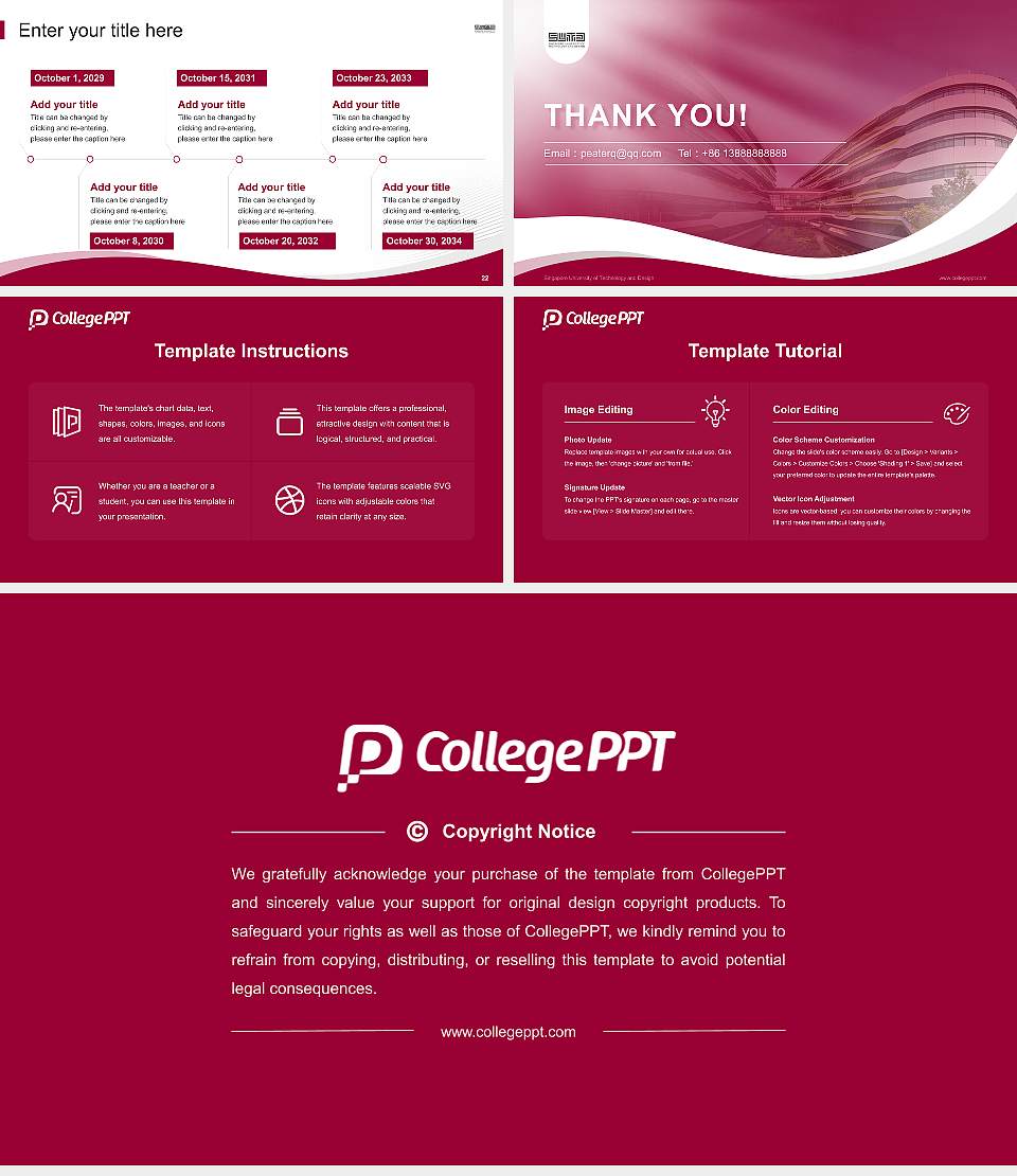 Singapore University of Technology and Design Lecture Sharing and Networking Event PPT Template16:9 ratio PPT effect preview image4