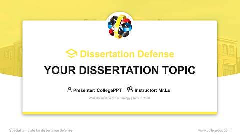 Waikato Institute of Technology Graduation Thesis Defense PPT Template
