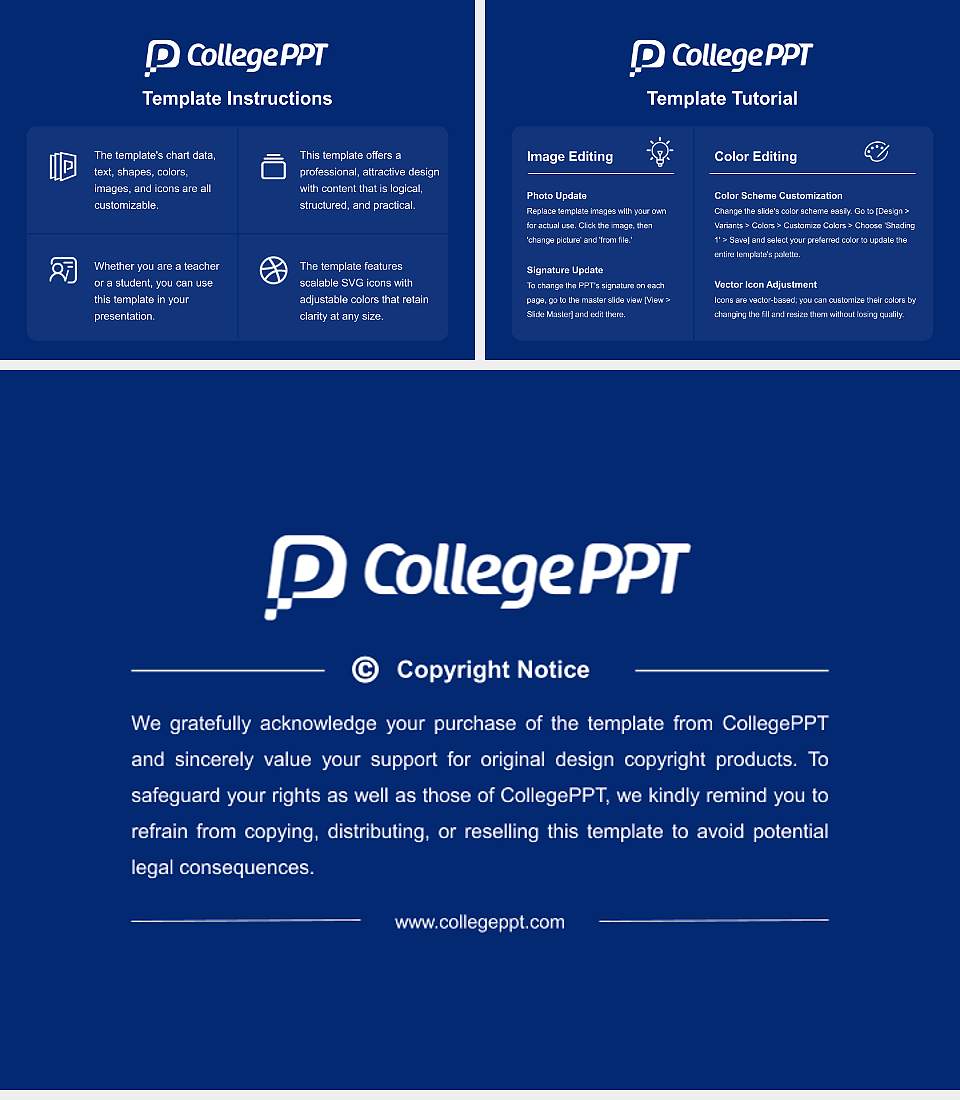 University of Curacao Course/Courseware Creation PPT Template4:3 ratio PPT effect preview image5