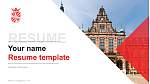 University of Groningen Resume Templat PPT