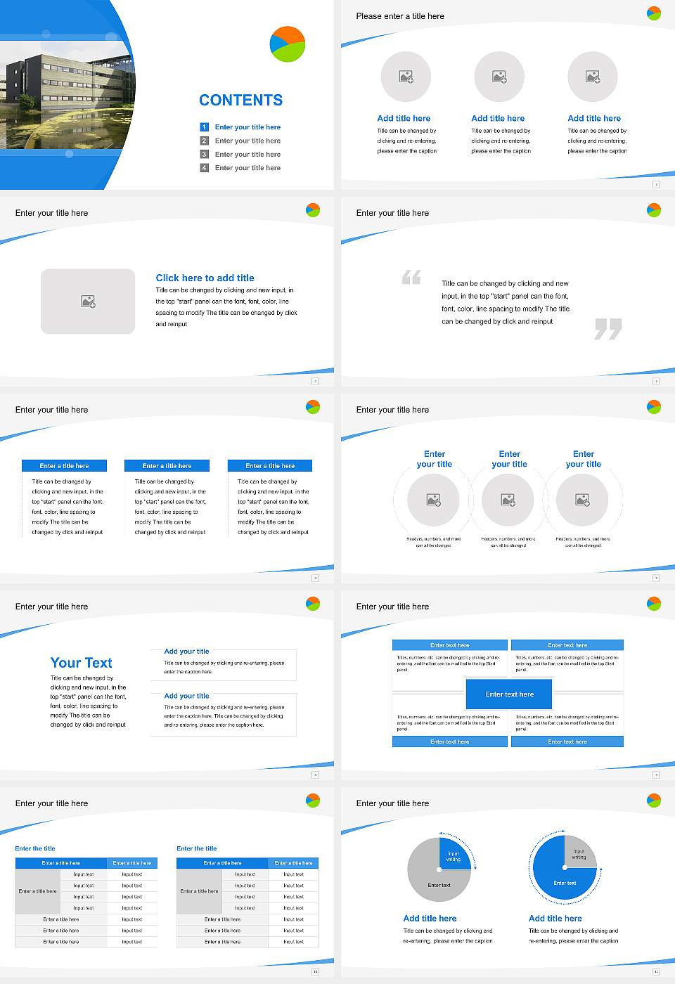 Van Hall Larenstein, University of Applied Sciences Course/Courseware Creation PPT Template16:9 ratio PPT effect preview image2