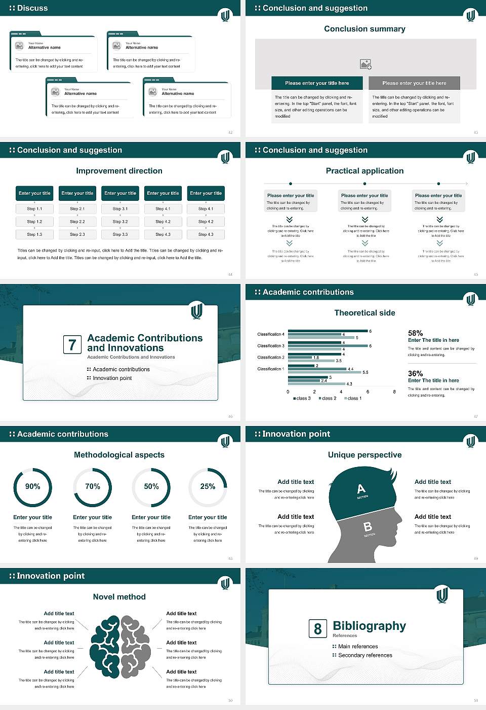 Unitec Institute of Technology Graduation Thesis Defense PPT Template16:9 ratio PPT effect preview image6