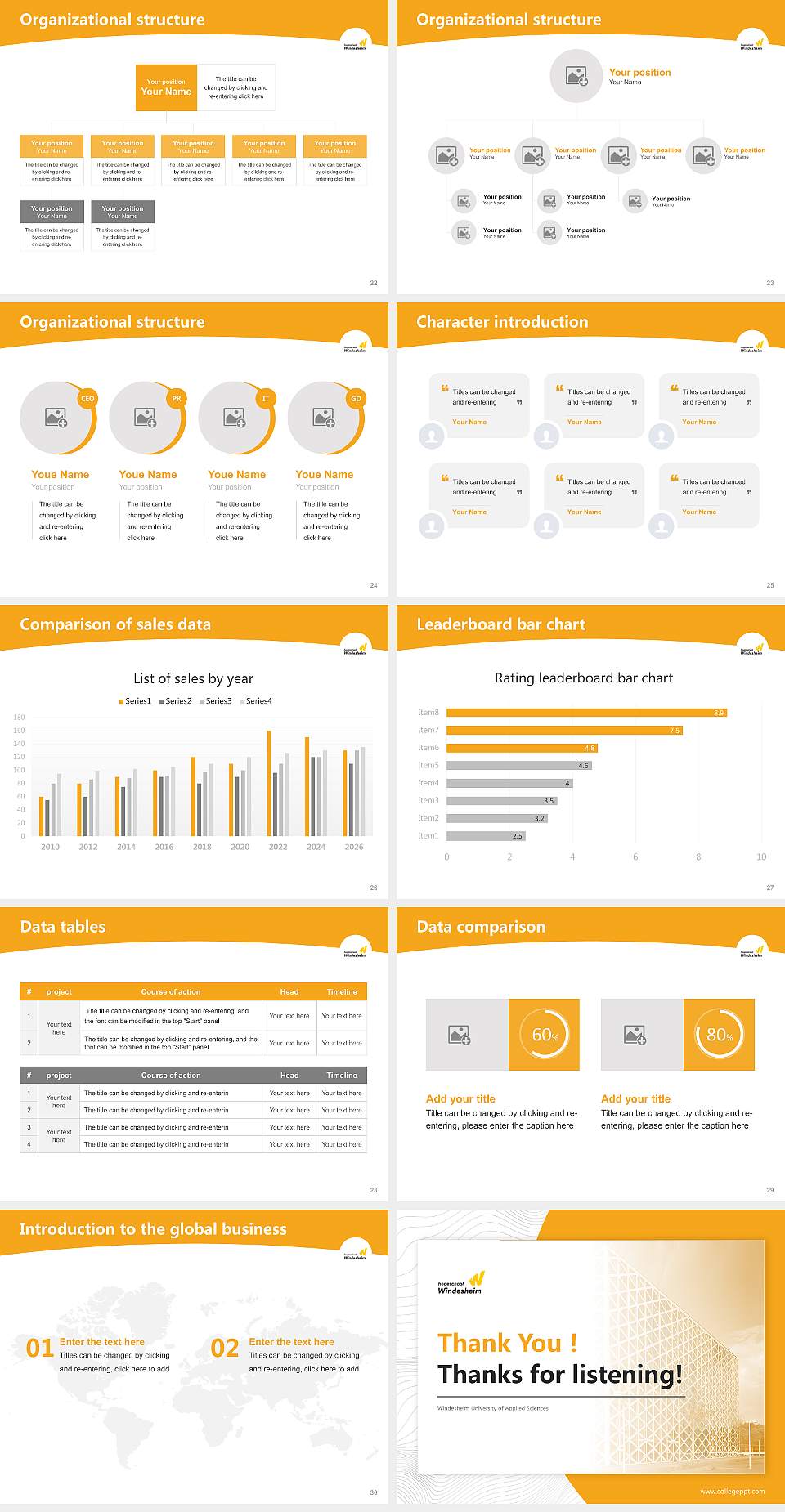 Windesheim University of Applied Sciences Academic Presentation/Research Findings Report PPT Template4:3 ratio PPT effect preview image4