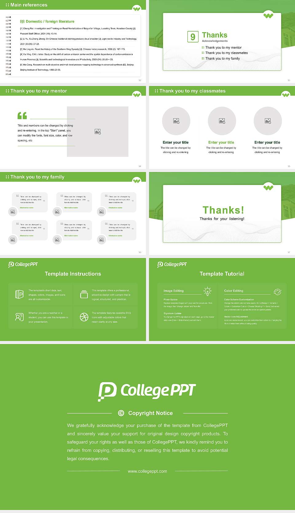 Tai Poutini Polytechnic Graduation Thesis Defense PPT Template16:9 ratio PPT effect preview image7