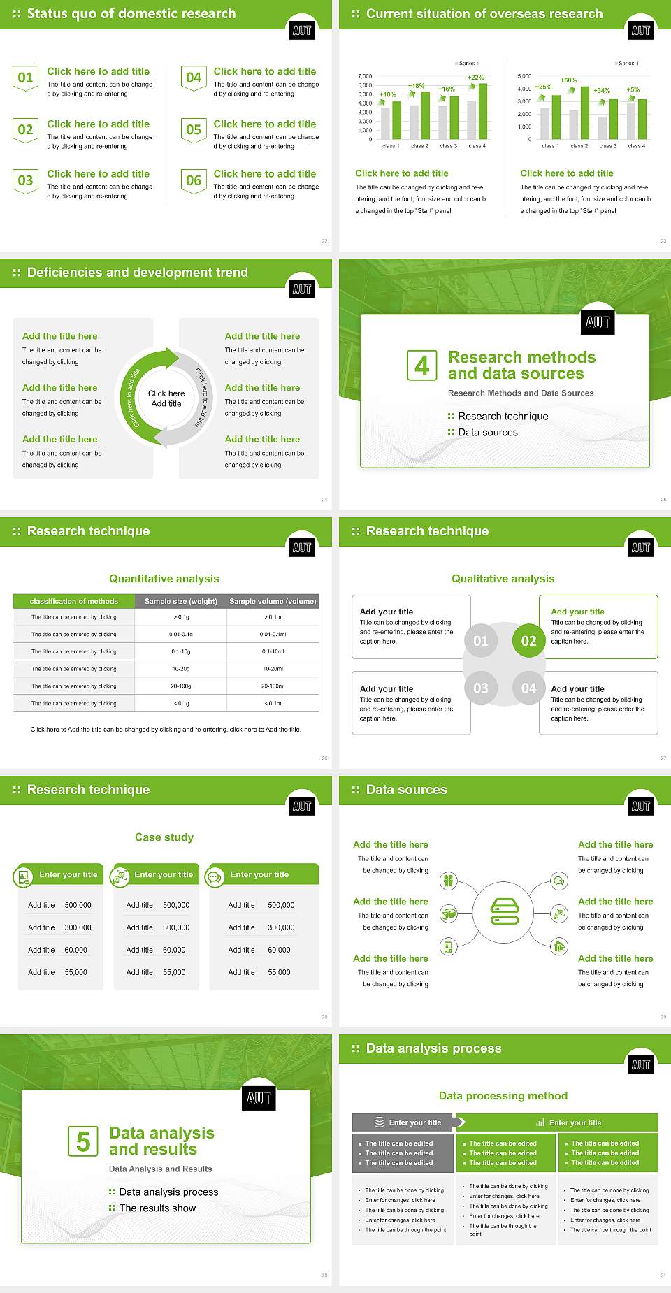 Auckland University of Technology Graduation Thesis Defense PPT Template4:3 ratio PPT effect preview image4