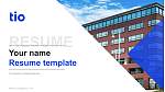Tio 应用科技大学简历PPT模板