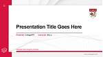 Nanyang Technological University Thesis Proposal/Graduation Defense PPT Template