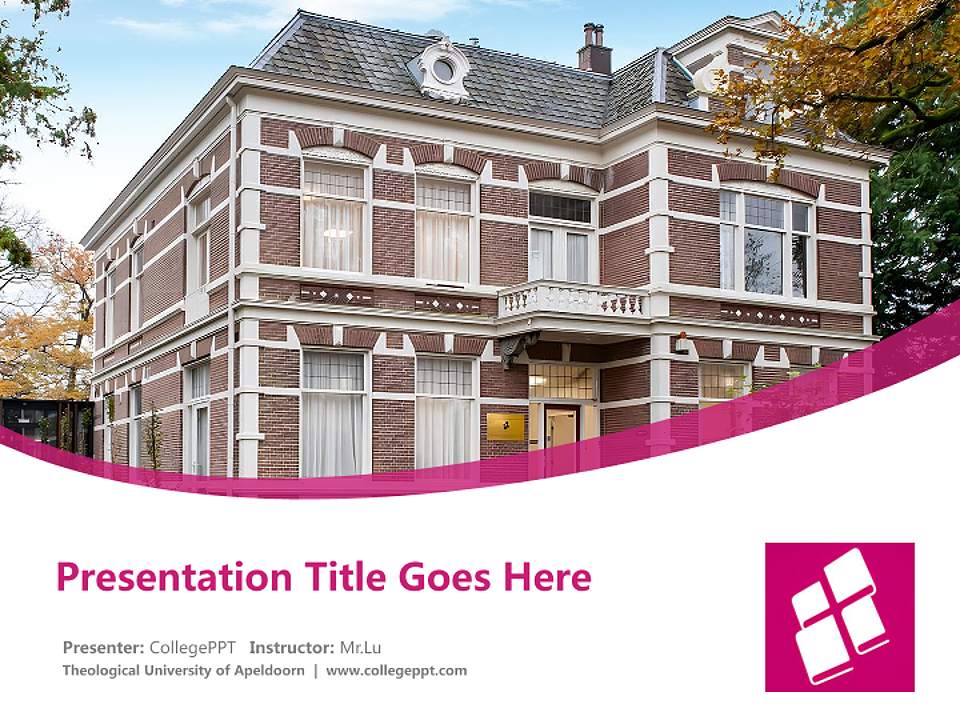 Theological University of Apeldoorn Course/Courseware Creation PPT Template4:3 ratio PPT effect preview image5