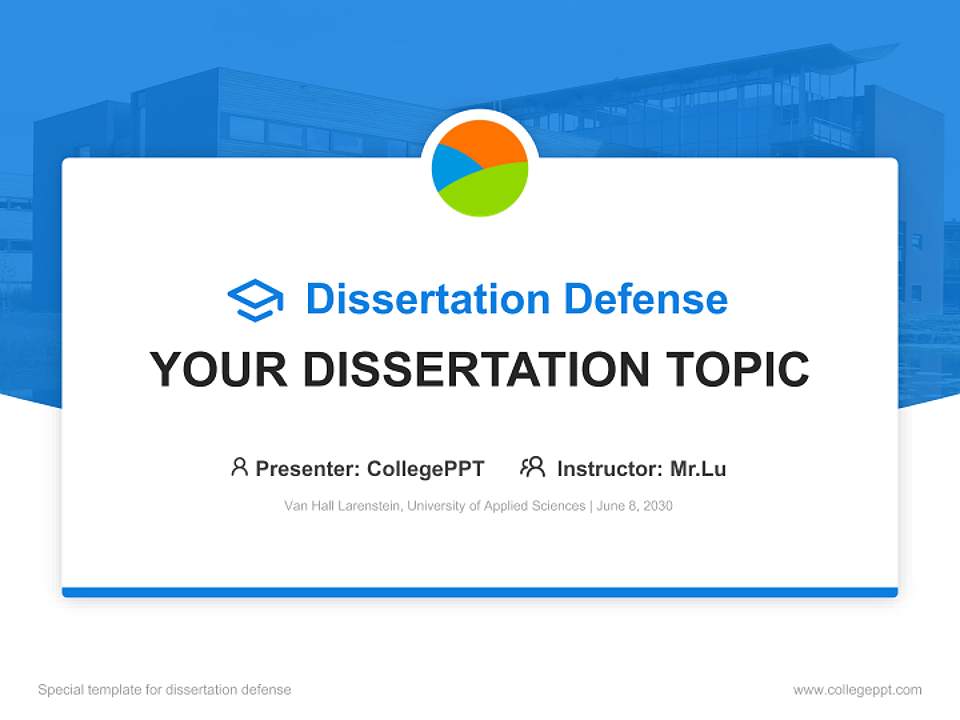 Van Hall Larenstein, University of Applied Sciences Graduation Thesis Defense PPT Template4:3 ratio PPT effect preview image7