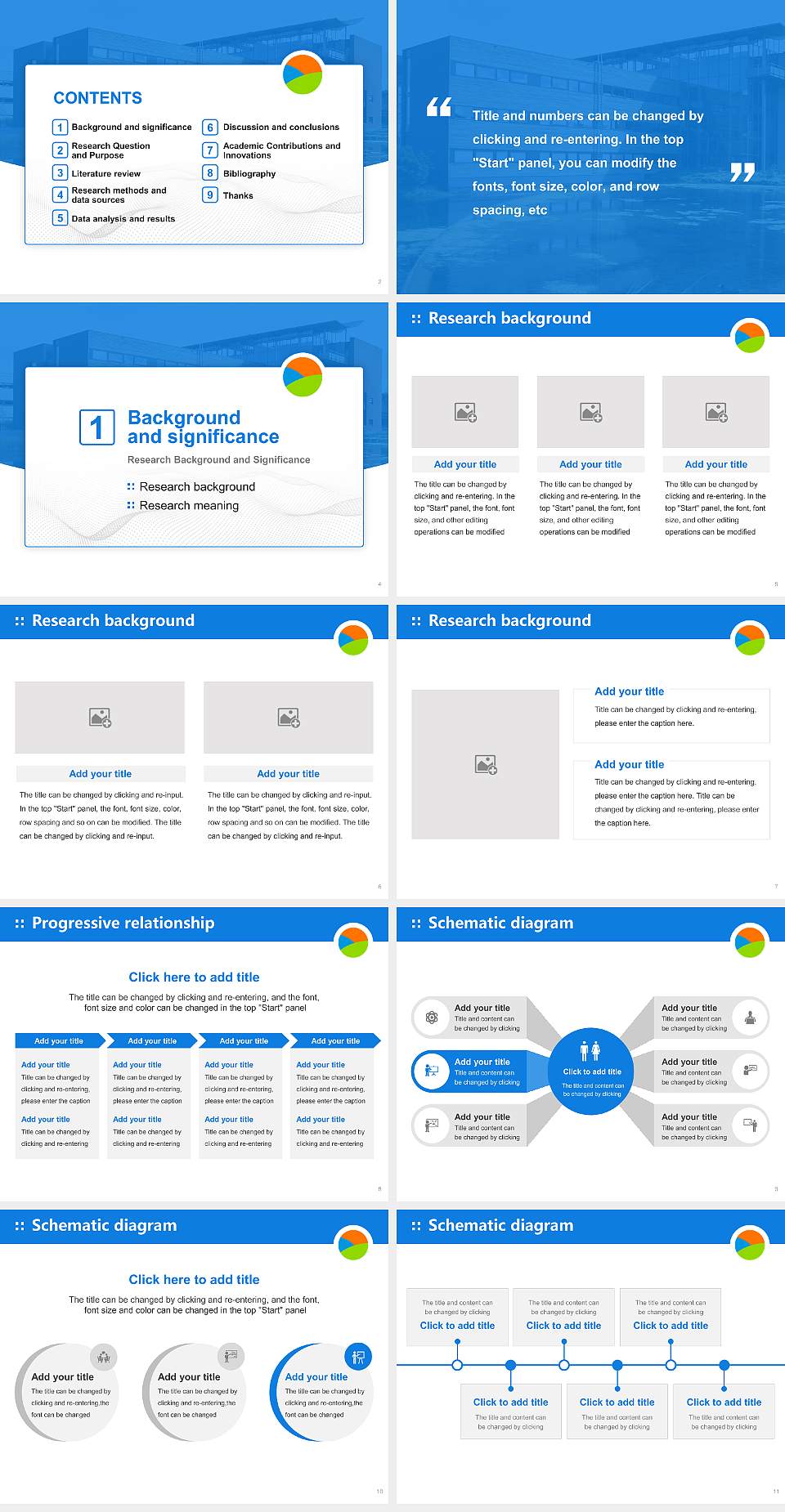 Van Hall Larenstein, University of Applied Sciences Graduation Thesis Defense PPT Template4:3 ratio PPT effect preview image2