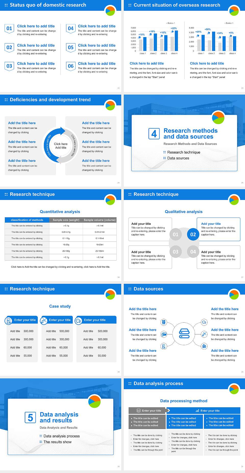 Van Hall Larenstein, University of Applied Sciences Graduation Thesis Defense PPT Template4:3 ratio PPT effect preview image4