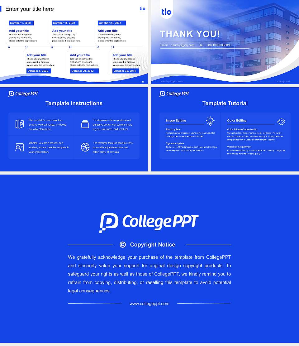 Tio University of Applied Sciences Lecture Sharing and Networking Event PPT Template16:9 ratio PPT effect preview image4