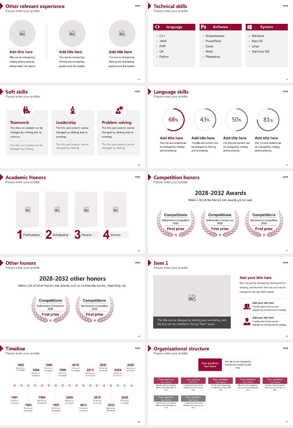 Singapore University of Technology and Design Resume PPT Template16:9 ratio PPT effect preview image3
