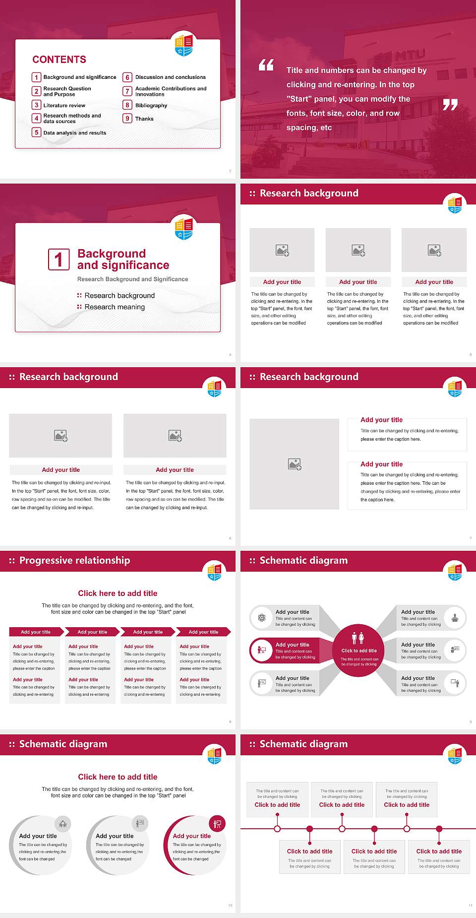Munster Technological University Graduation Thesis Defense PPT Template4:3 ratio PPT effect preview image2