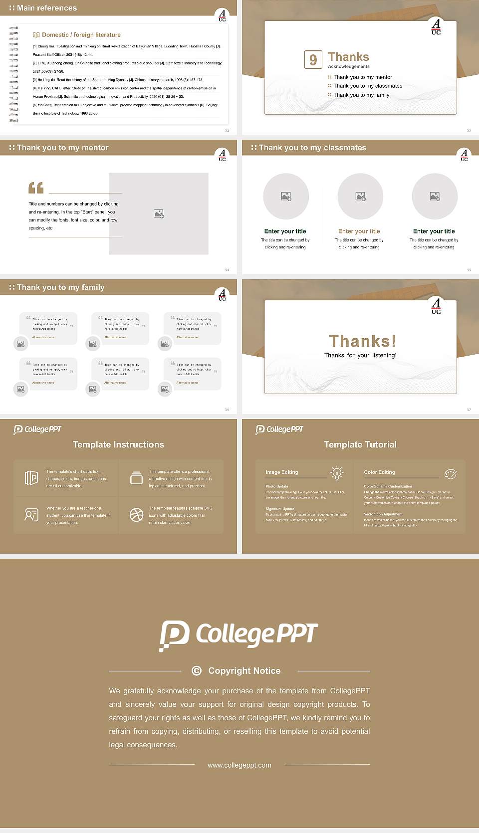 Amsterdam University College Graduation Thesis Defense PPT Template16:9 ratio PPT effect preview image7