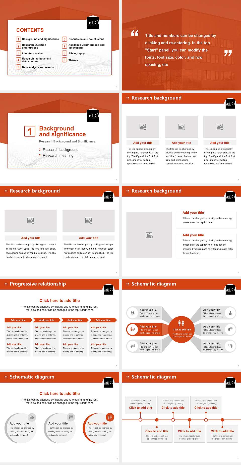 Dun Laoghaire Institute of Art, Design and Technology Graduation Thesis Defense PPT Template4:3 ratio PPT effect preview image2