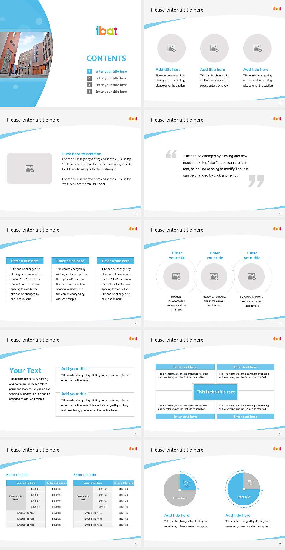 IBAT College Dublin Course/Courseware Creation PPT Template4:3 ratio PPT effect preview image2