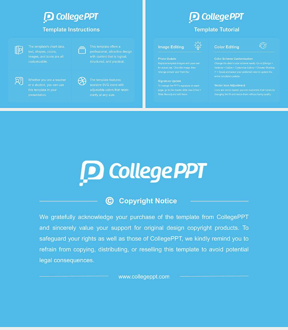IBAT College Dublin Course/Courseware Creation PPT Template4:3 ratio PPT effect preview image5