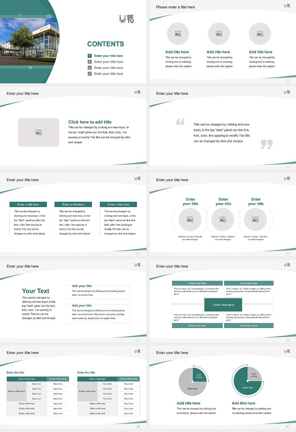 South East Technological University Course/Courseware Creation PPT Template16:9 ratio PPT effect preview image2