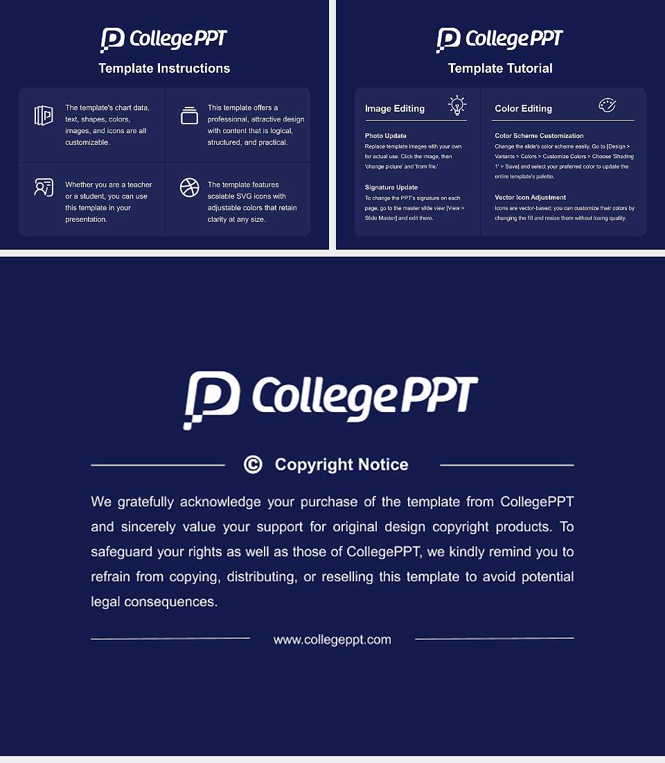 Dundalk Institute of Technology Course/Courseware Creation PPT Template4:3 ratio PPT effect preview image5