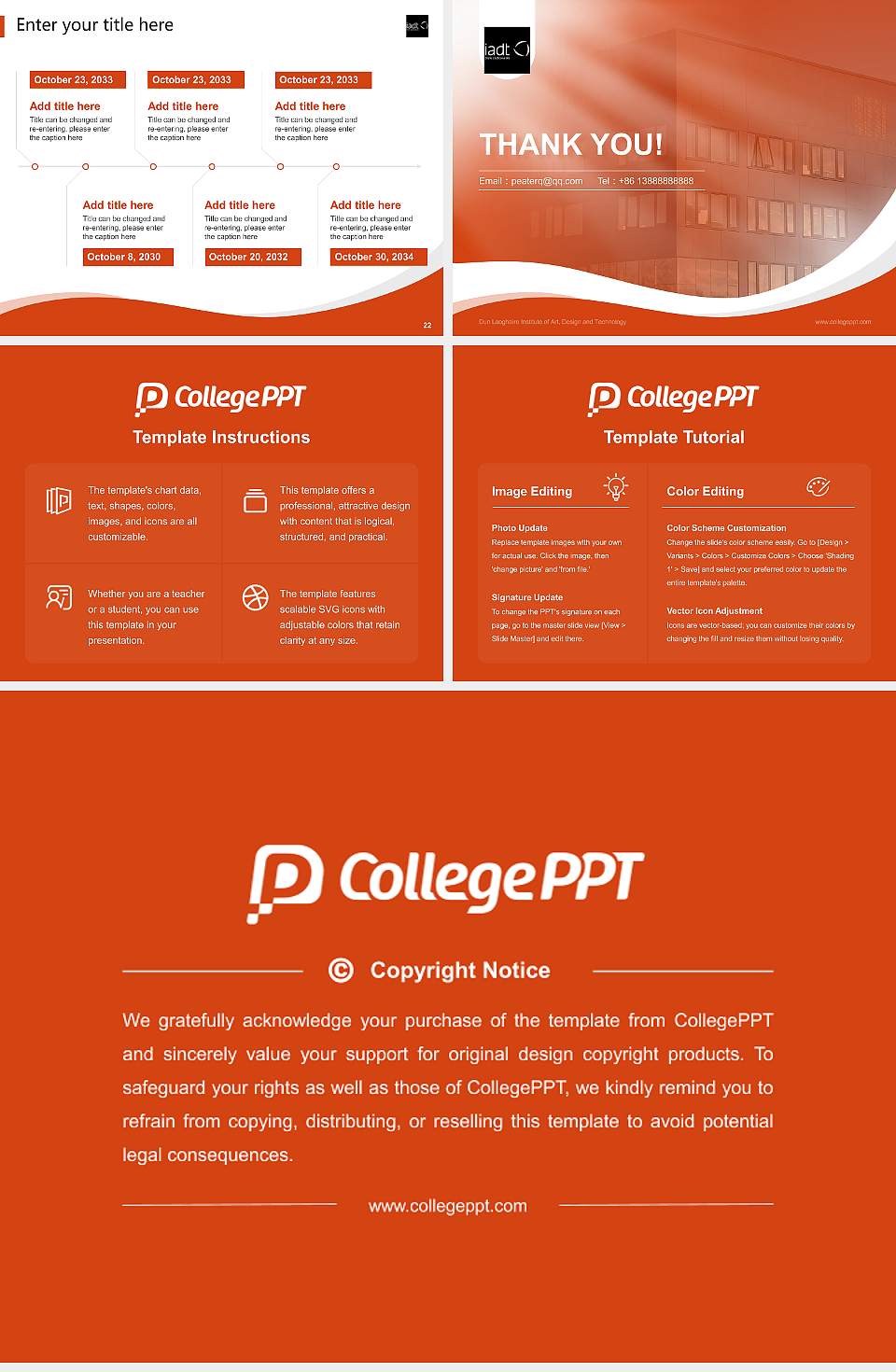 Dun Laoghaire Institute of Art, Design and Technology Lecture Sharing and Networking Event PPT Template4:3 ratio PPT effect preview image4