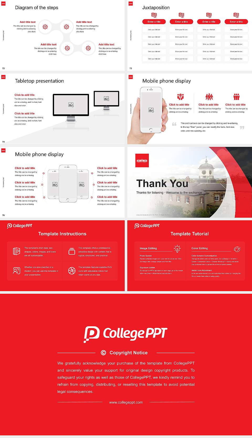Griffith College Dublin Competition/Entrepreneurship Contest PPT Template16:9 ratio PPT effect preview image9