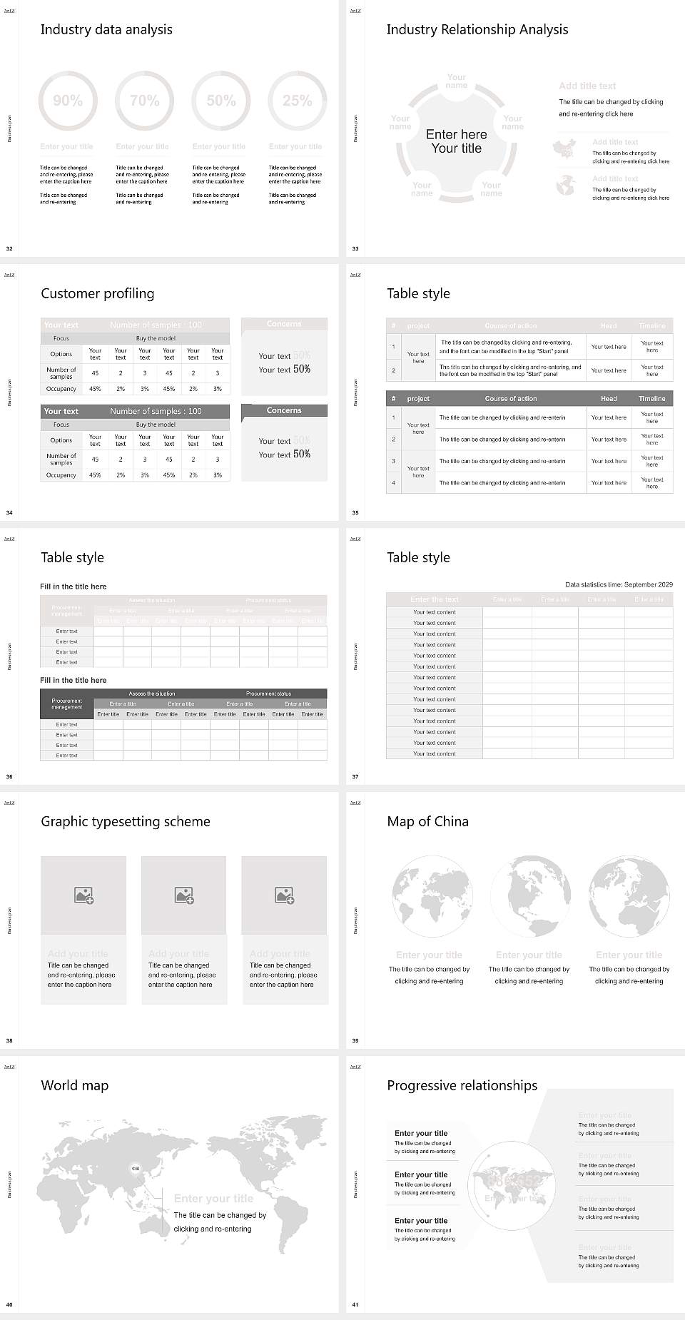 ArtEZ University of the Arts Competition/Entrepreneurship Contest PPT Template4:3 ratio PPT effect preview image5