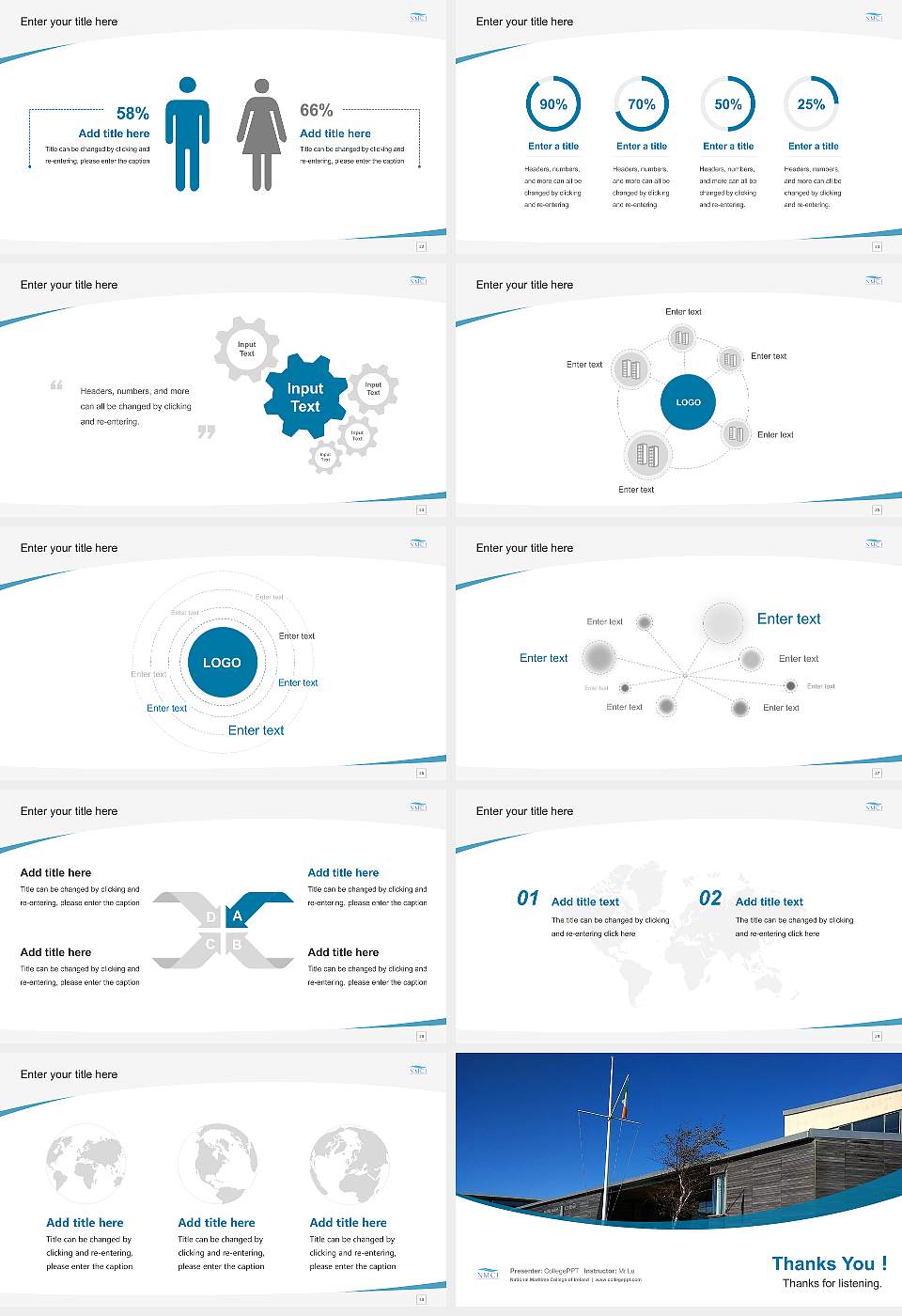 National Maritime College of Ireland Course/Courseware Creation PPT Template16:9 ratio PPT effect preview image4