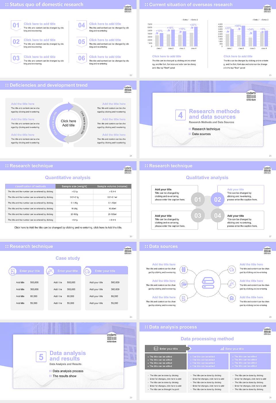 Codarts University for the Arts Graduation Thesis Defense PPT Template16:9 ratio PPT effect preview image4