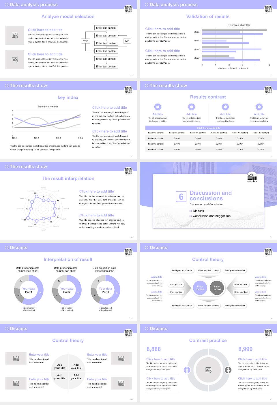 Codarts University for the Arts Graduation Thesis Defense PPT Template16:9 ratio PPT effect preview image5