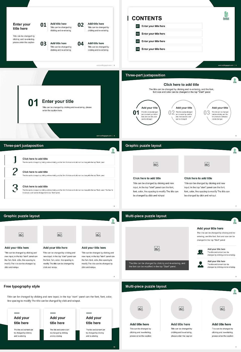 University of Limerick Academic Presentation/Research Findings Report PPT Template16:9 ratio PPT effect preview image2