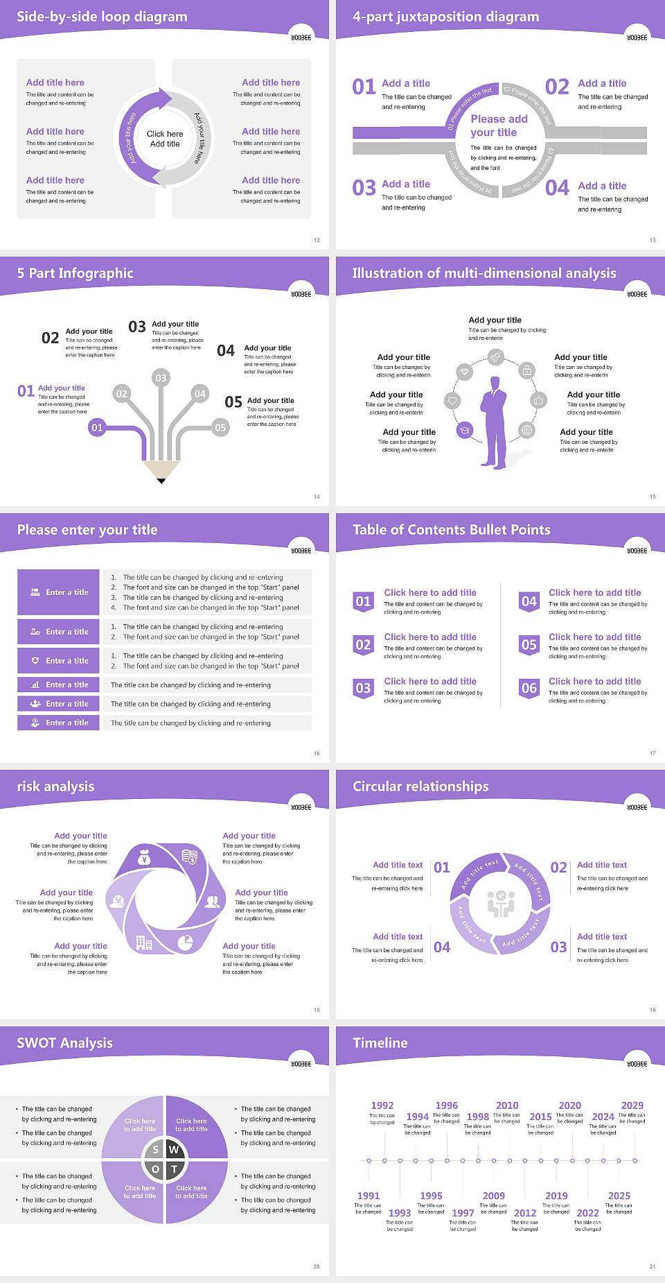 Yoobee College of Creative Innovation Academic Presentation/Research Findings Report PPT Template4:3 ratio PPT effect preview image3