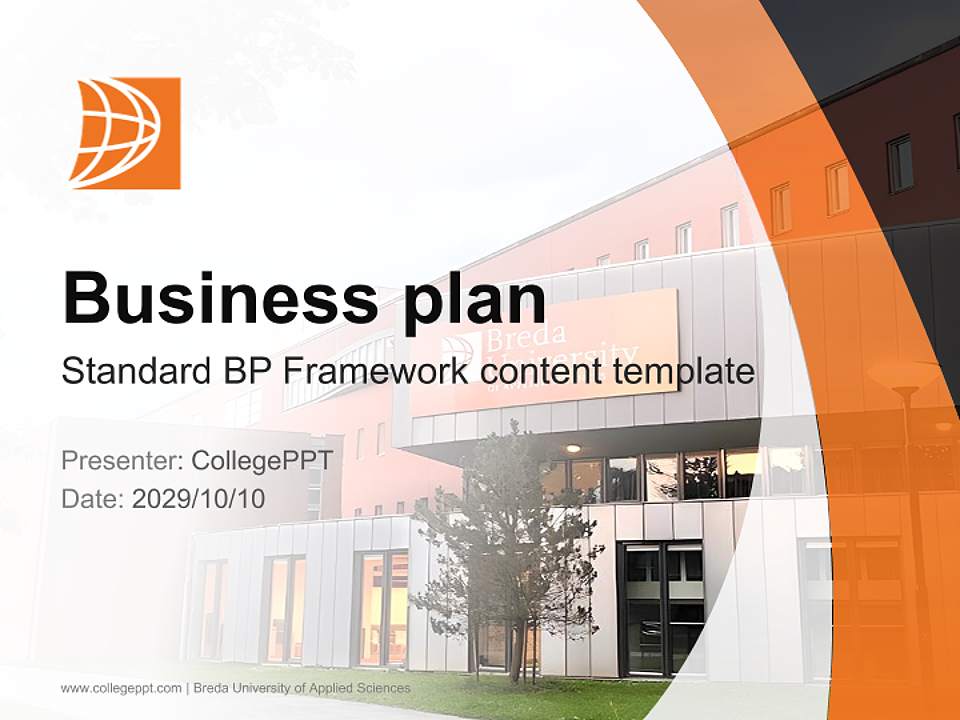 Breda University of Applied Sciences Competition/Entrepreneurship Contest PPT Template4:3 ratio PPT effect preview image9