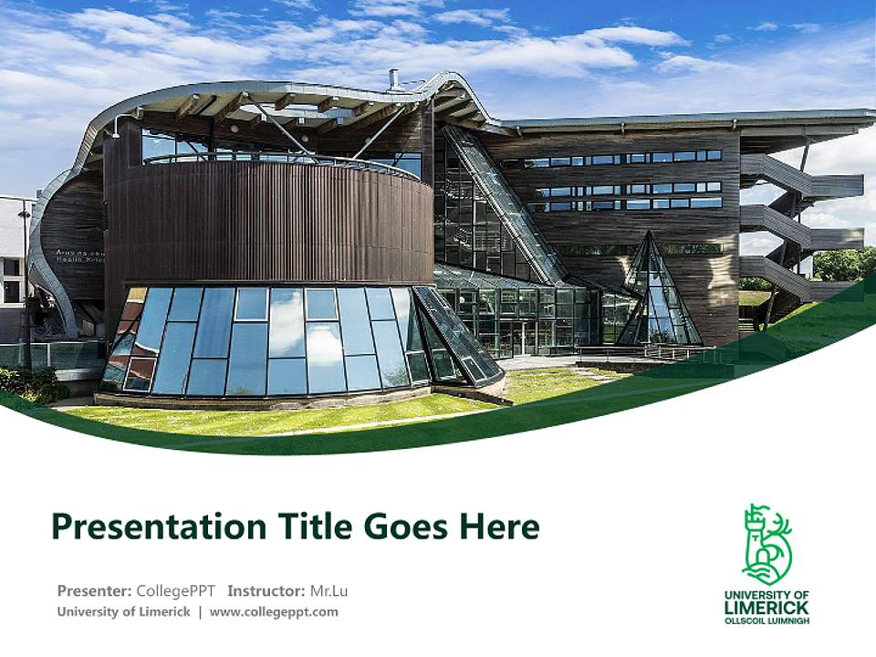 University of Limerick Course/Courseware Creation PPT Template4:3 ratio PPT effect preview image5