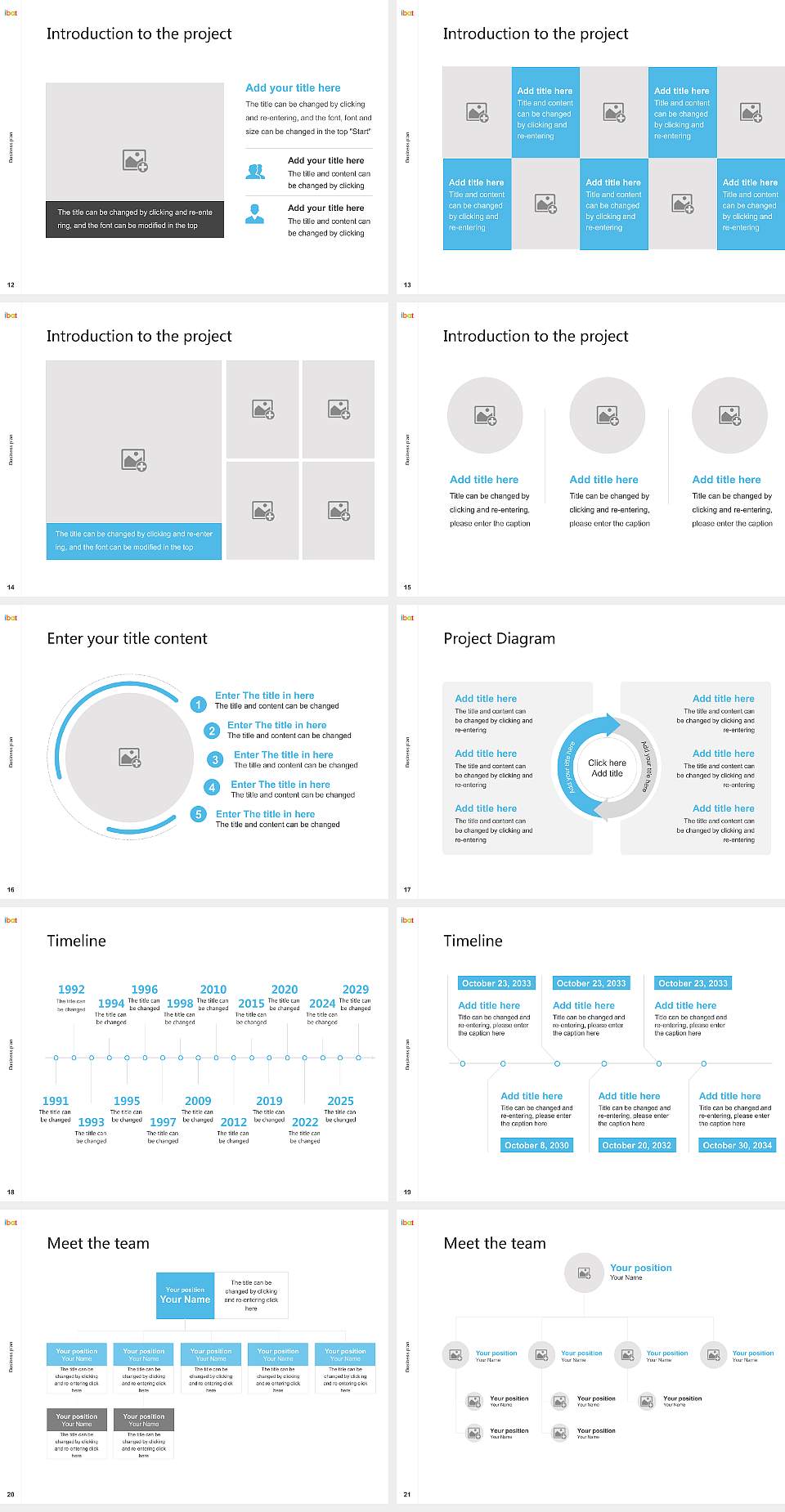 IBAT College Dublin Competition/Entrepreneurship Contest PPT Template4:3 ratio PPT effect preview image3